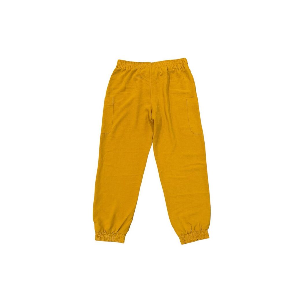 NYCC Womens Pull On Ankle Joggers Golden Yellow Medium - Picture 6 of 6